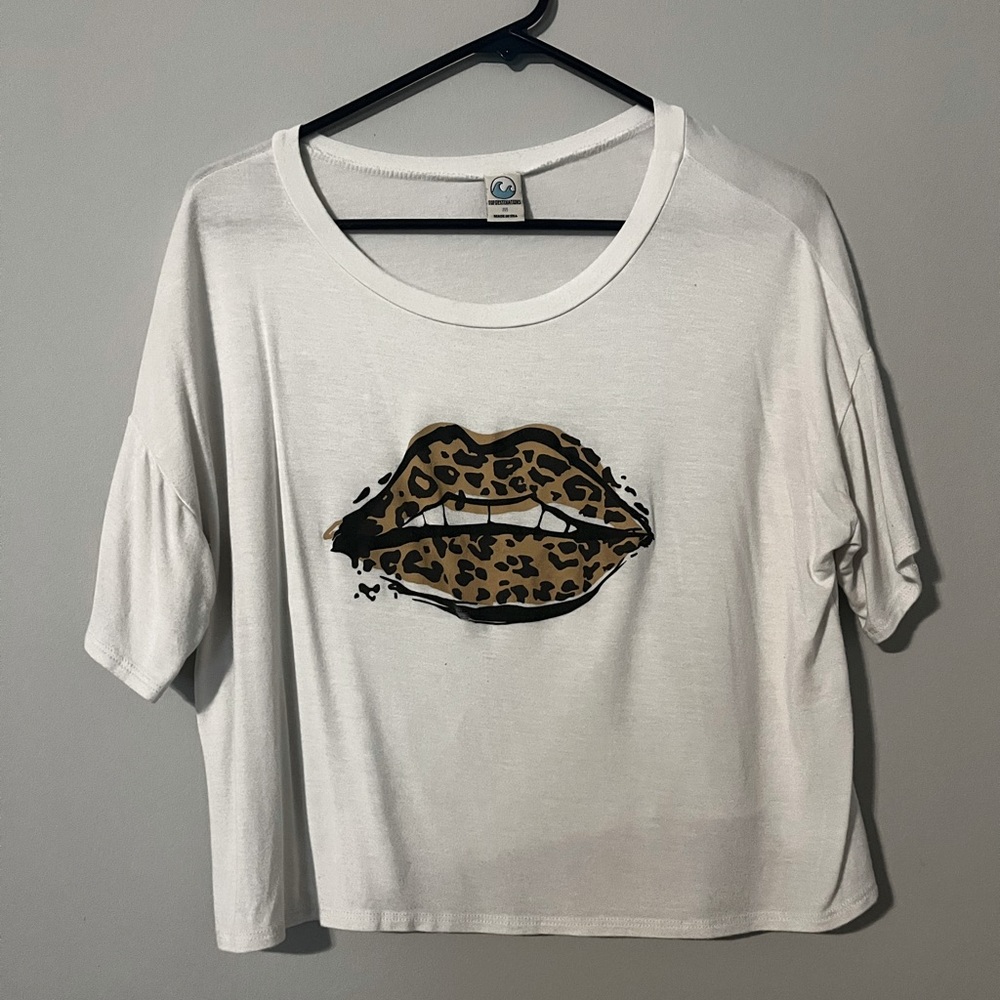 Oversized crop top size M